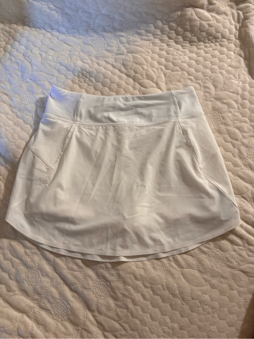 White Active Skort - Lightweight Performance Skirt
